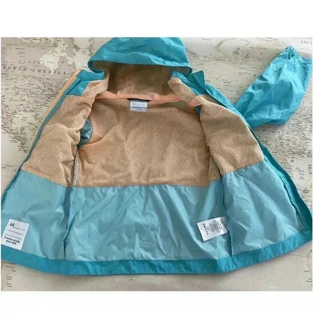 Columbia Hooded Windbreaker XS
Size 4 Mesh Lined - Picture 3 of 5